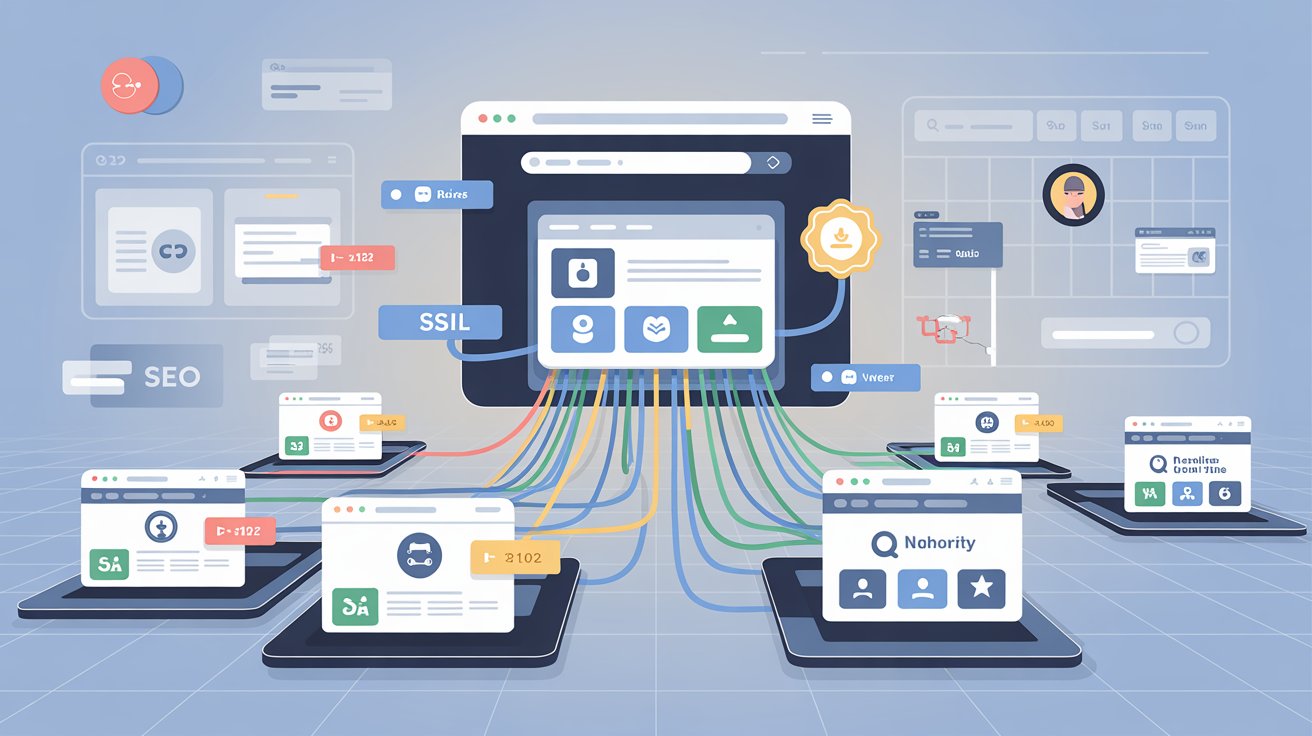 External links connecting a website to authoritative external sources.