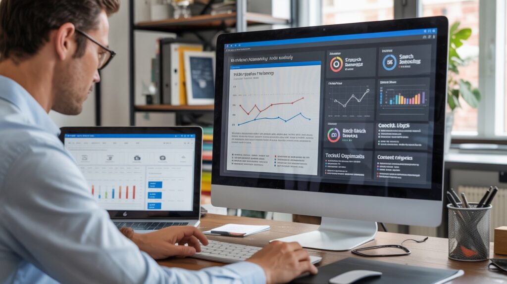 How to do SEO of website with keyword research, technical SEO, content optimization, and backlinks