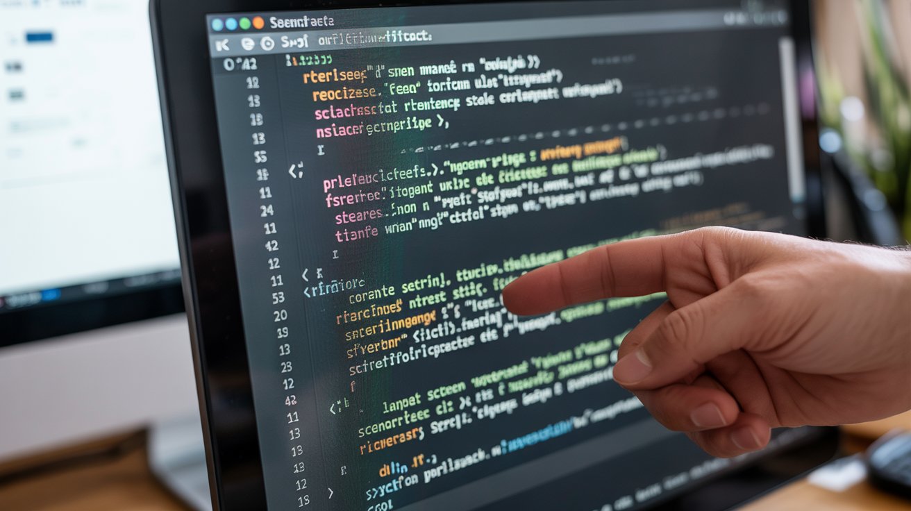Schema markup code helping search engines understand website content